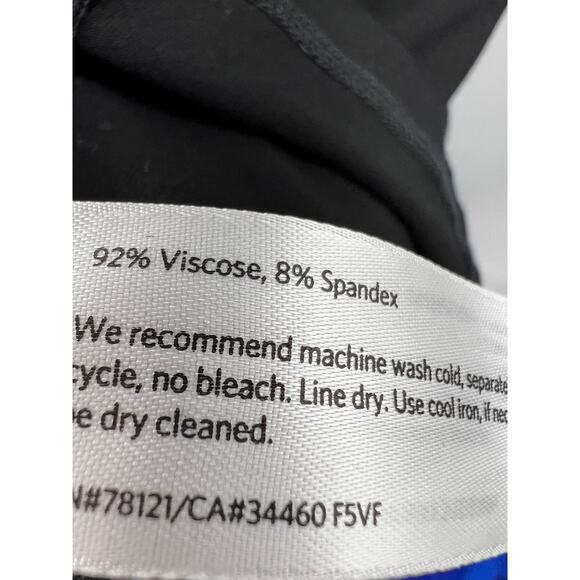 Eileen Fisher Dress Womens Jewel Neck Tank Shift Sleeveless Black Size Medium - Picture 5 of 6